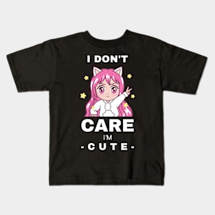 I don't care Kids T-Shirt